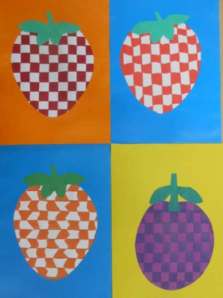 Плетение из цветной бумаги