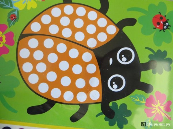 Божья коровка заплатки для пластилина