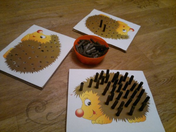 Тематическое занятие Ежик