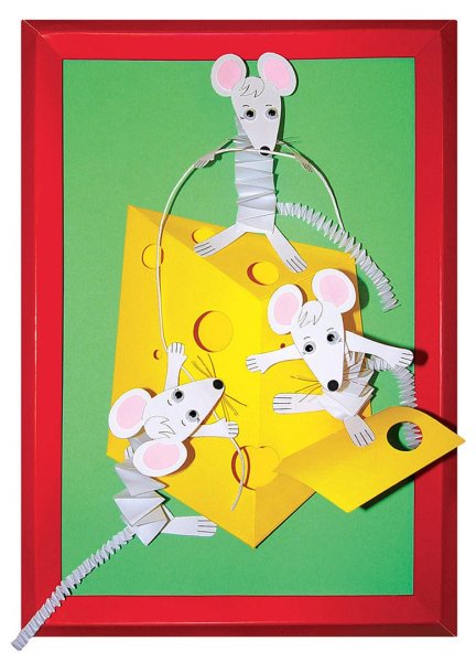 Объемная аппликация мышка