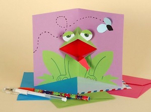 Открытки из цветного картона