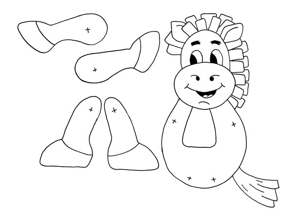 Шаблон подвижной игрушки