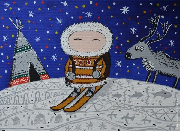 Рисование народов севера