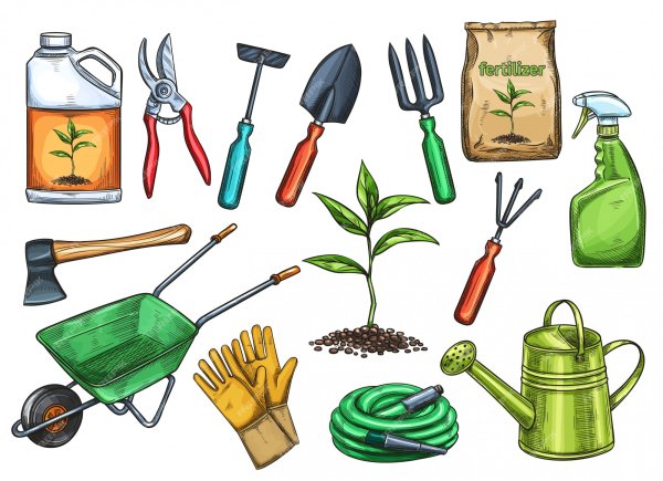 Инструменты садовода для детей