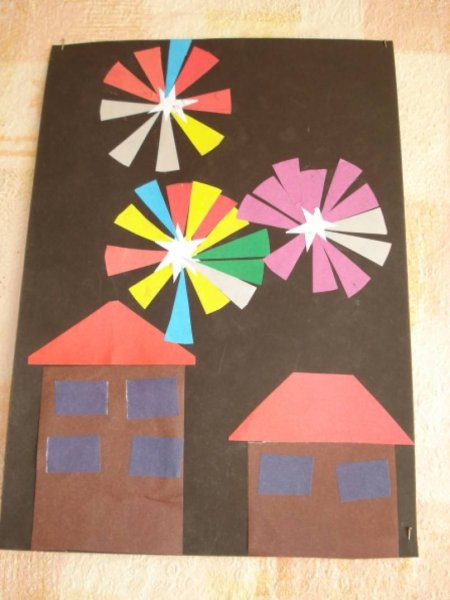 Аппликация ко Дню города