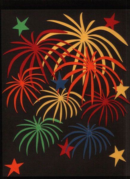 Аппликация салют