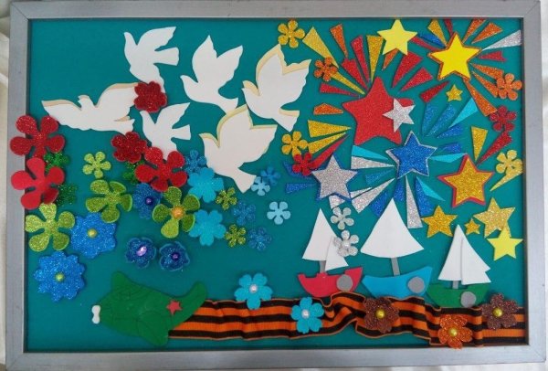 Коллективная поделка к Дню Победы