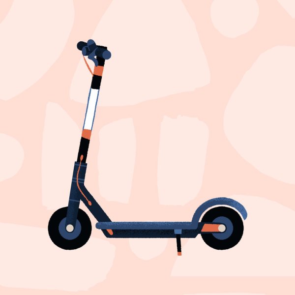 Аппликация самокат для детей