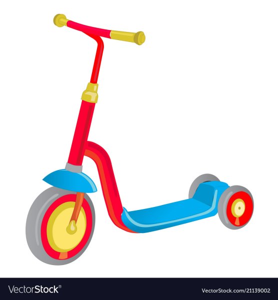 Мультяшка на самокате