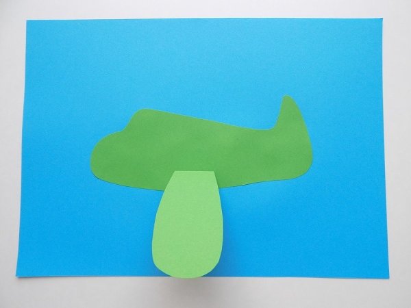 Объемная аппликация самолет
