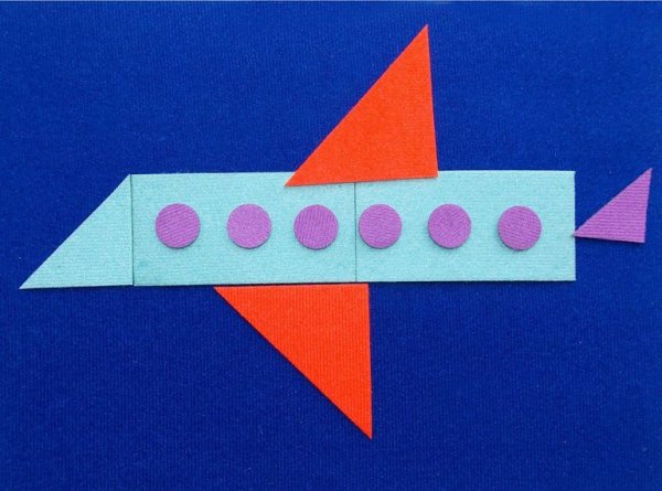 Самолеты. Аппликация