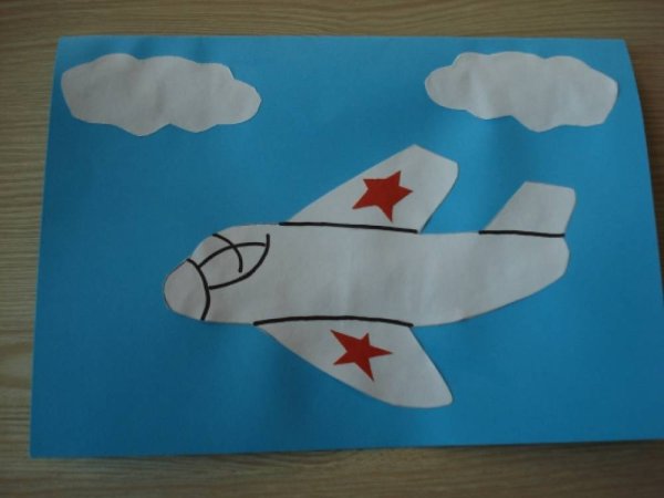 Самолеты. Аппликация