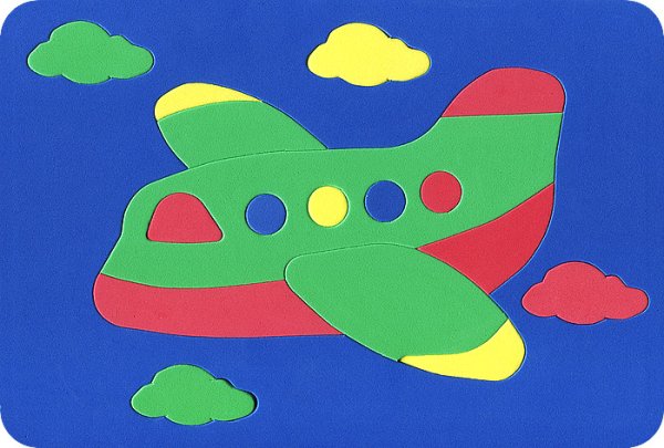 Самолет аппликация для детей средней группы