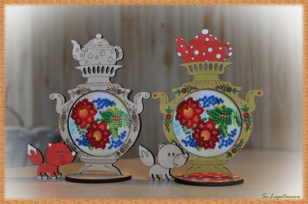 Самовар из бумаги