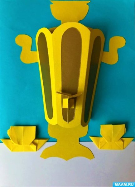 Аппликация самовар