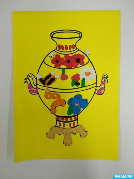 Рисование самовар подготовительная группа