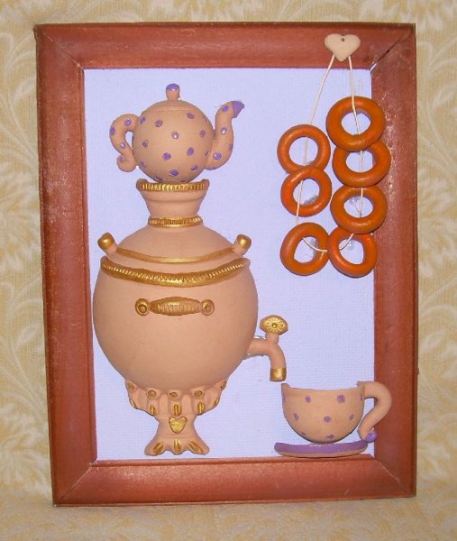 Панно самовар