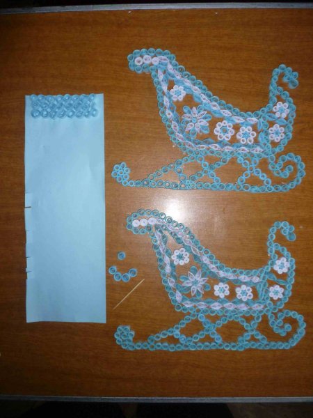 Сани Деда Мороза поделка в садик