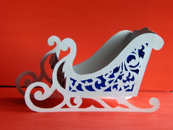 Декор саней Деда Мороза