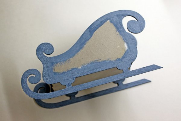 Саночки из картона