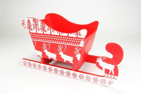 Санки из картона