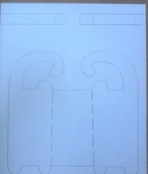 Сани конструирование из бумаги