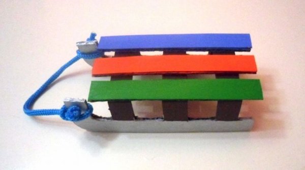 Лепка санки