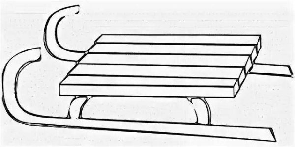 Рисование санки