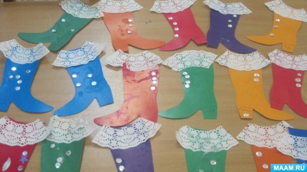 Аппликация одежда средняя группа