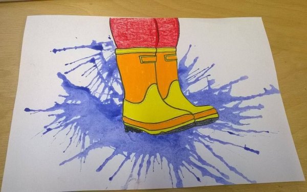 Рисование на тему обувь