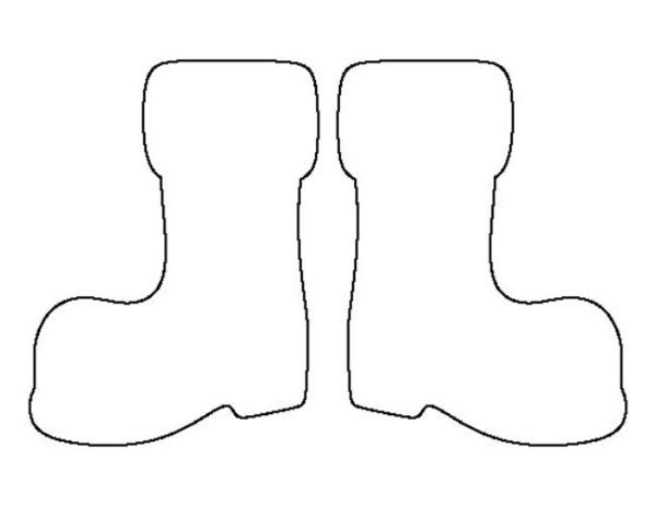 Валенки трафареты для вырезания