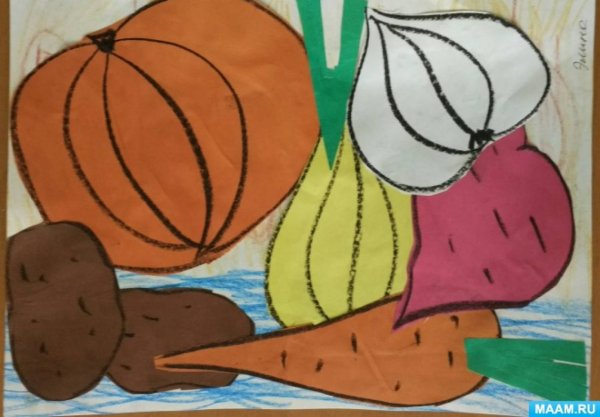 Аппликация на тему урожай