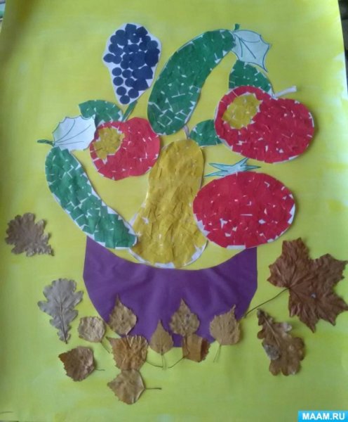 Рисование подготовительная группа урожай