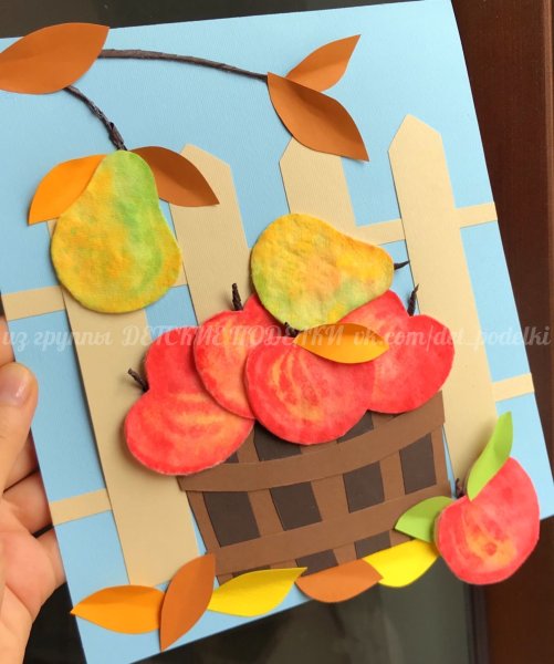 Аппликация на тему урожай