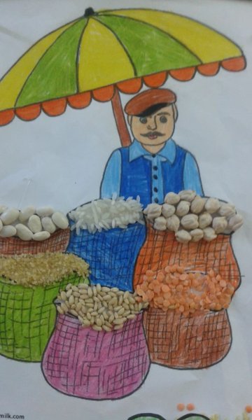 Аппликация на тему урожай