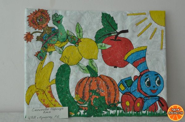 Аппликация на тему урожай