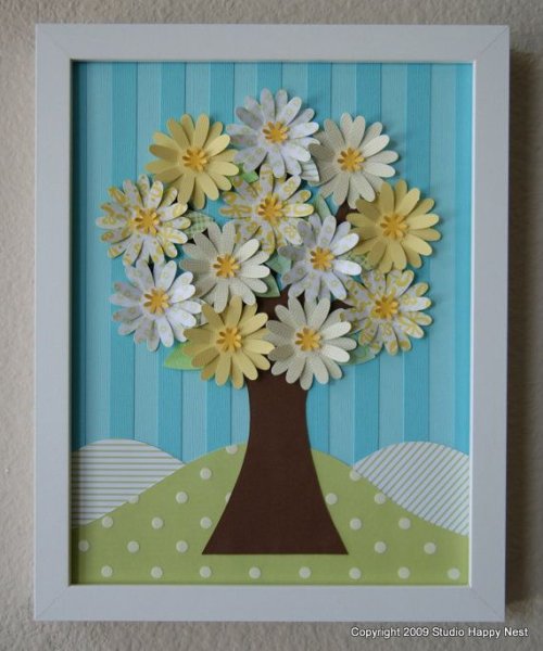 Весенние аппликации в детском саду