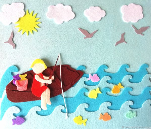 Картины из фетра