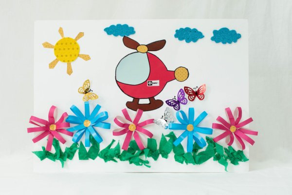 Аппликация на день рождения