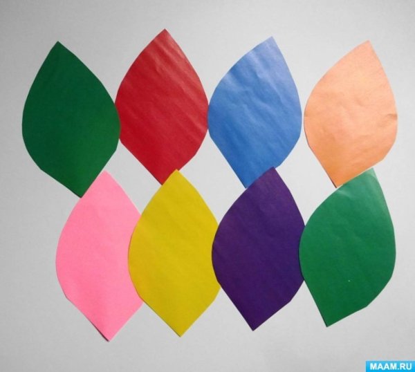 Аппликация Цветик семицветик в старшей группе