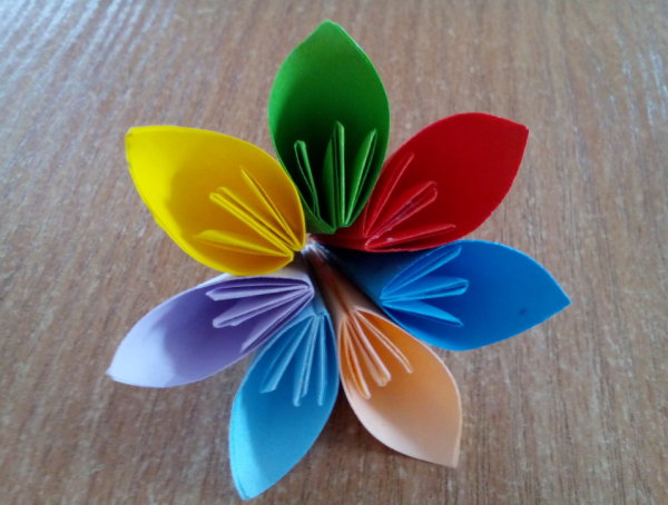 Цветик семицветик поделка