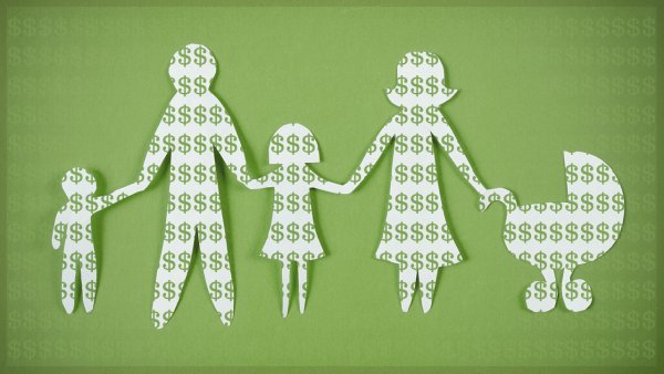 Семья вырезать из бумаги