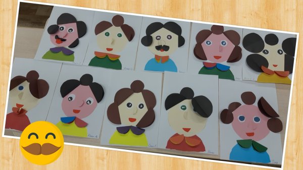 Аппликация моя семья средняя группа