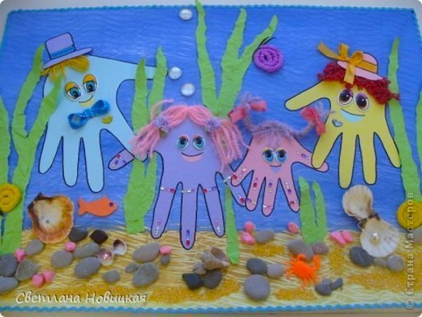 Коллективная поделка с детьми в детском саду