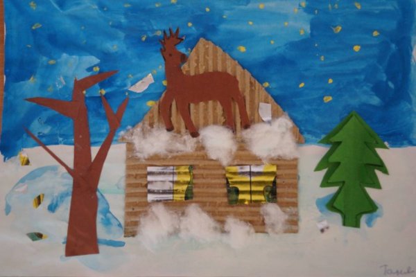 Аппликация по Серебряному копытцу