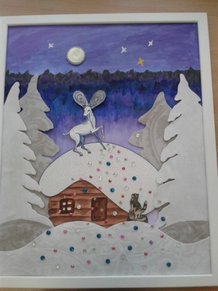 Аппликация по Серебряному копытцу