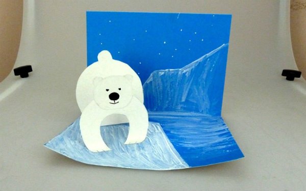 Подделка белый медведь