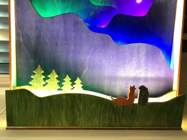 Северное сияние декорации