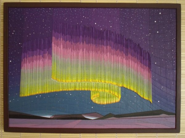 Северное сияние фломастерами