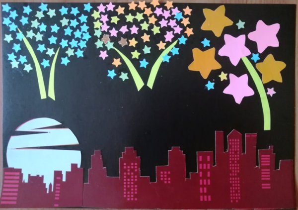 Поделка салют